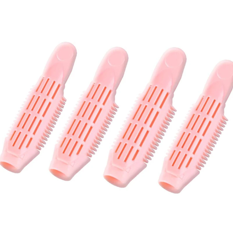 4pcs Magic Hair Care Rollers Hair Roots Natural Fluffy Clip Sleeping No Heat Plastic Curler Twist Styling Diy Tools