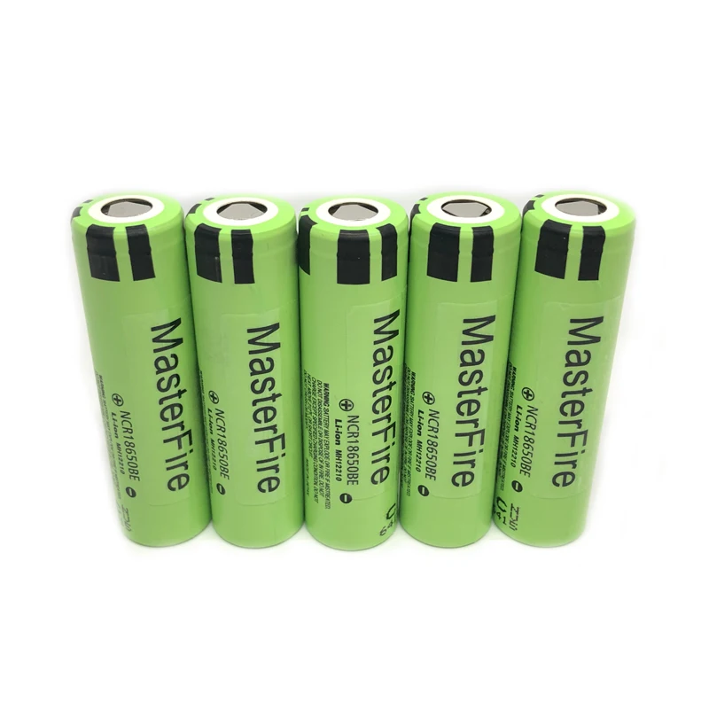 2 шт./лот MasterFire 18650 NCR18650BE 3200mah 3,7 V литиевая аккумуляторная батарея для panasonic