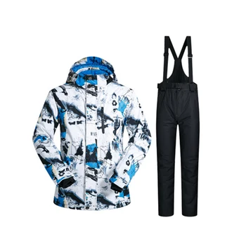 

MUTUSNOW Ski Suit Men Winter Warm Snow Jackets and Pants Windproof Waterproof Ski Equipment Snowboard Jacket