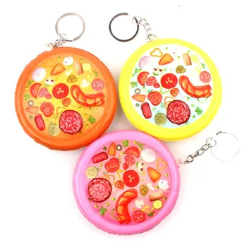 

Anti-stress Cute Soft Squishies Cute Pizza Stress Reliever Keychain Scented Super Slow Rising Squeeze Kids Funny Toy Gifts 7.29