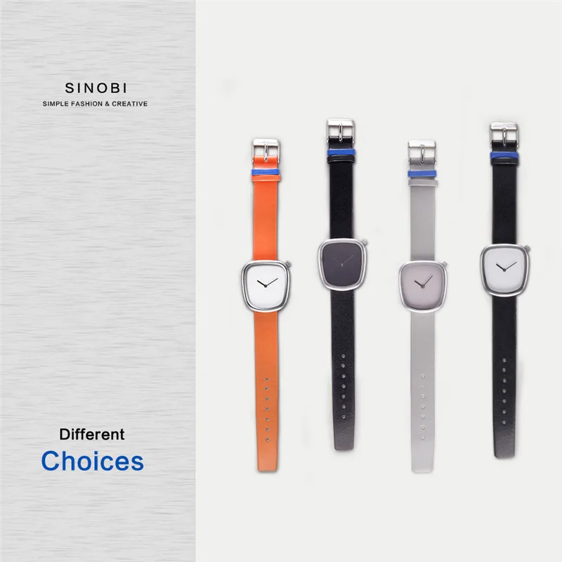 

2019New Fashion Leisure Men's Watches Leather Waterproof Straps Quartz Men's Watches Simple Style Relogio Feminino Reloj Mujer