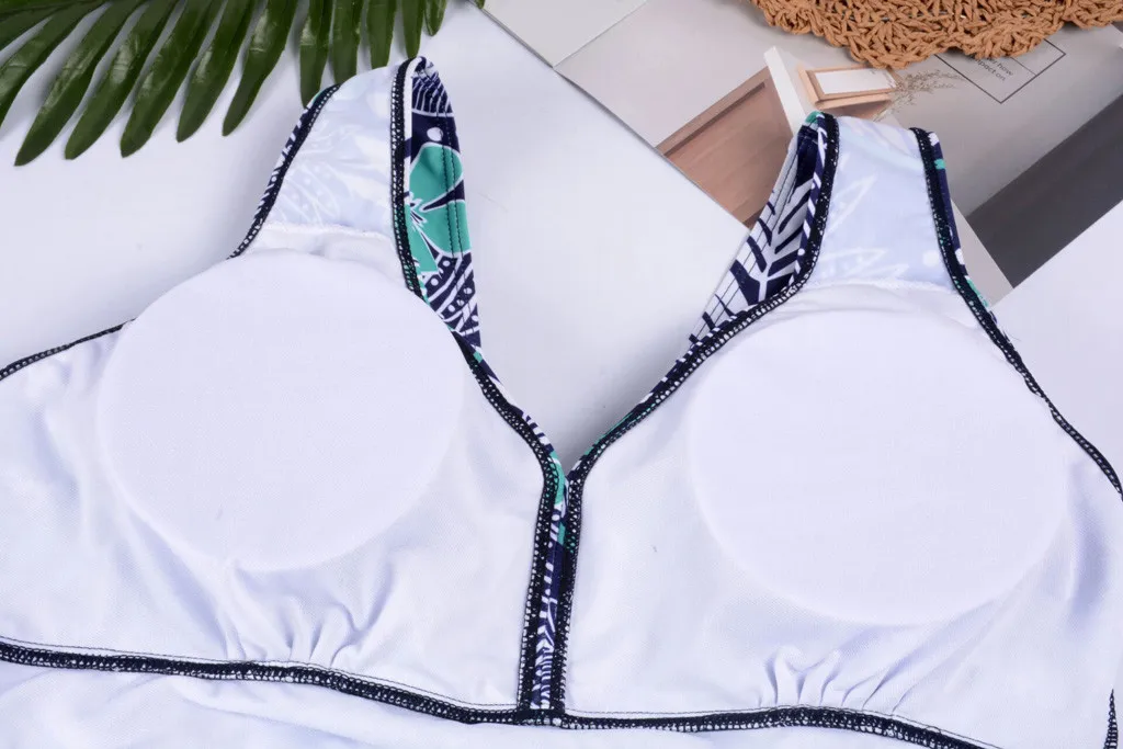 Женские купальные костюмы V-Neck для беременных с цветочным принтом, Цельный купальник бикини для беременных, Модный Купальник, пляжная одежда