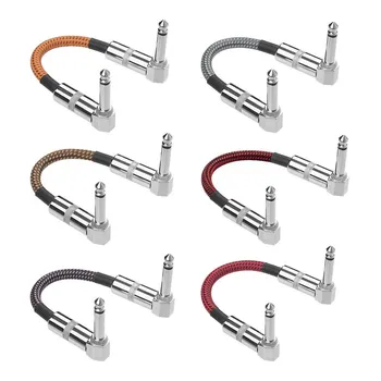 

6 Colors/ Pack Guitar Effect Pedal Cable Instrument Patch Cord