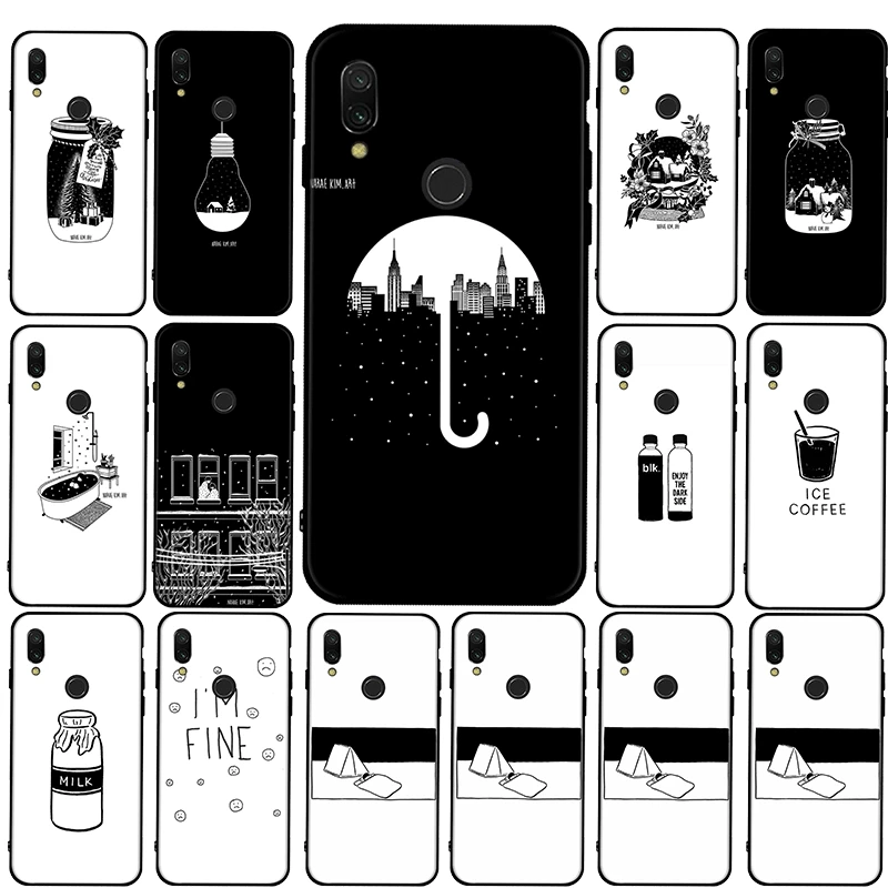Жесткий чехол Gereleek для iPhone 6 6s 7 8 Plus X XR XS Max 5 5S SE с черным цветком | Мобильные