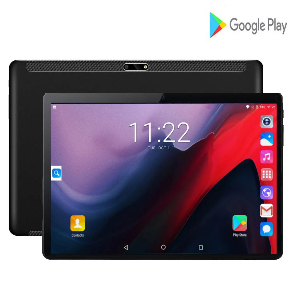 Новейший 10-дюймовый планшетный ПК Android 7 0 четырехъядерный планшет Ram 2 Гб Rom 32 IPS T10