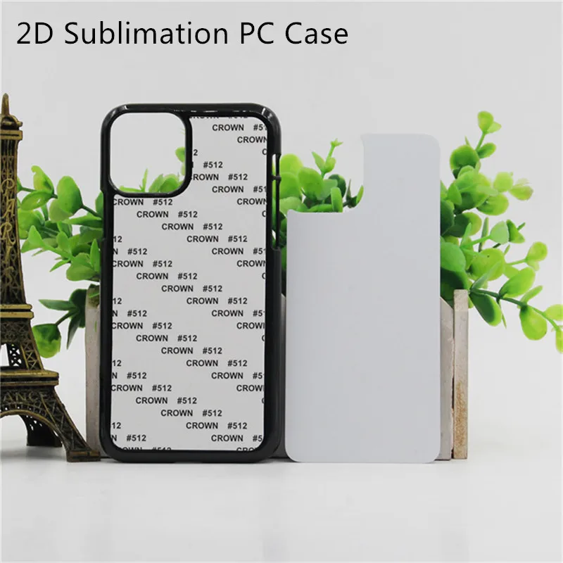 2D Sublimation Case For iPhone 11 12 Pro Max 6S 6 7 8 Plus X XS Xr Xs Max SE 2020 Plastic Blank Printed Cover Metal Sheet 10pcs