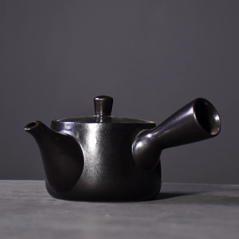 LUWU черная посуда керамическая kyusu китайские чайники кунг-фу чайная кружка, сосуды для питья 250 мл