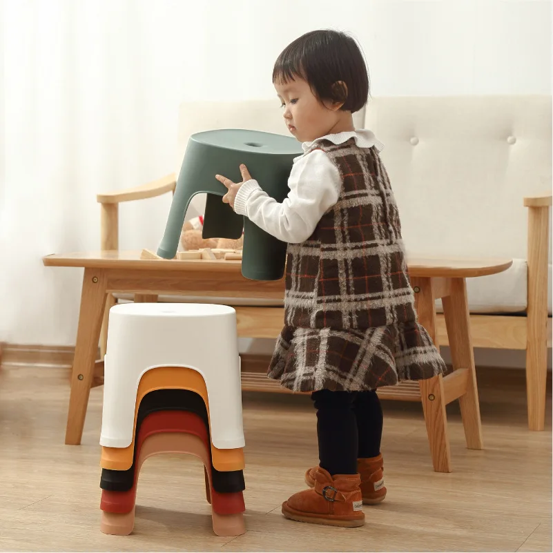 Bathroom Row Stool Household Bathroom Stool Plastic Stool Thick Non-Slip Footstool Children's Low Stool Stepping Bench Bathroom Row Stool Household Bathroom Stool Plastic Stool Thick Non-Slip Footstool Children's Low Stool Stepping Bench