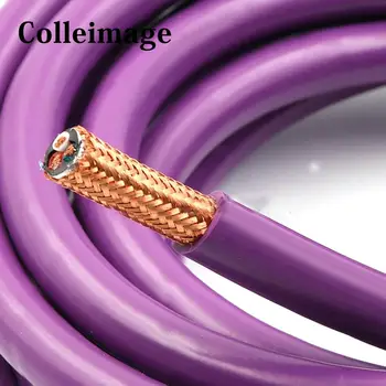 

Colleimage AC-313 Hifi Audio Cable OFC AC Power Cable Audiophile Power Cord roll Cable