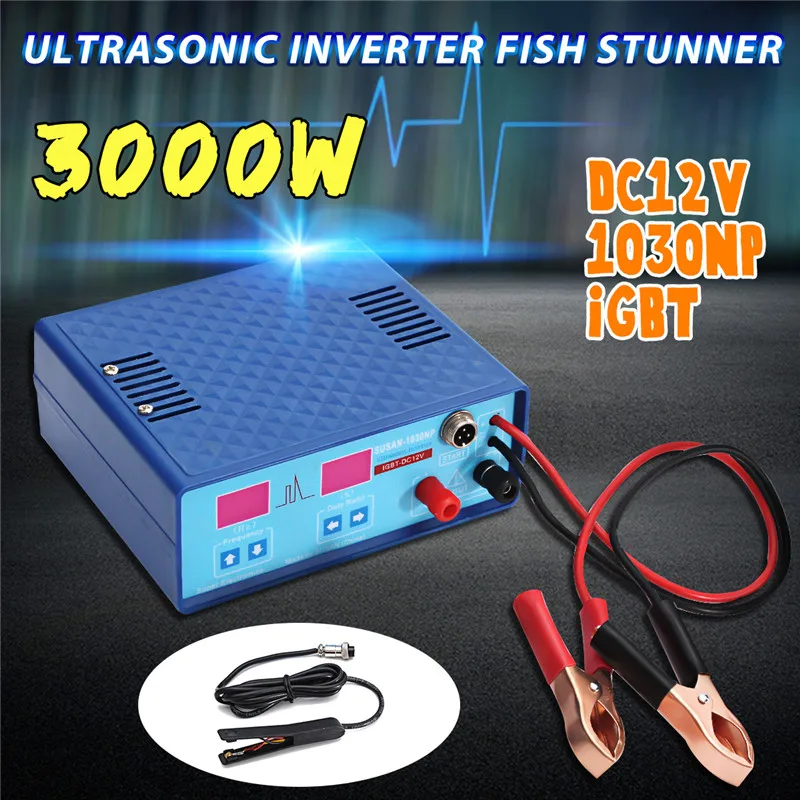 

DC12V Ultrasonic Inverter Fisher Shocker 1030NP IGBT CNC High Power Inverter Mixing Boost Head Fish Stunner Inverter Machine
