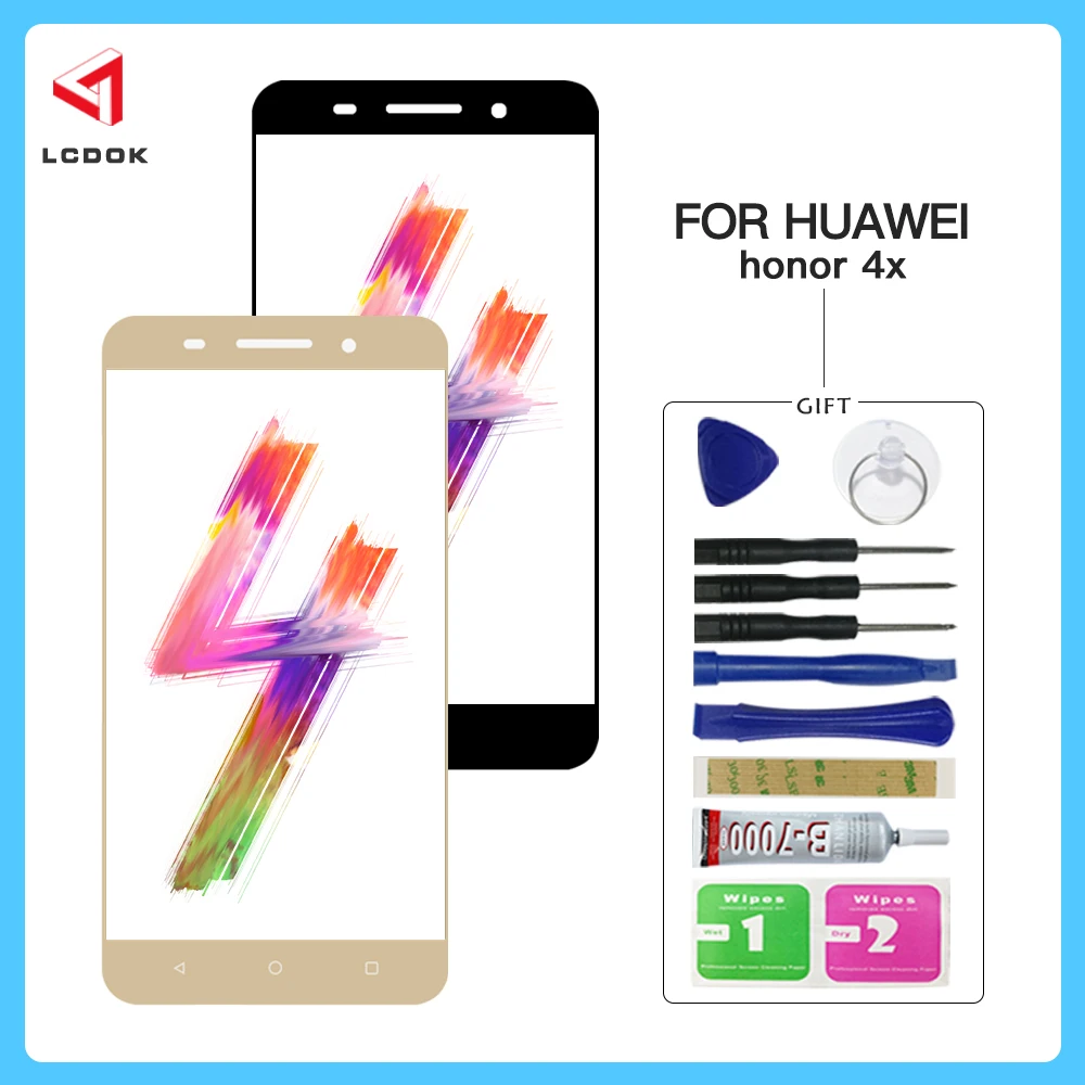 ЖК дисплей для Huawei Honor 4X Che2 L11 UL00 100% тестирование сенсорный экран дигитайзер в