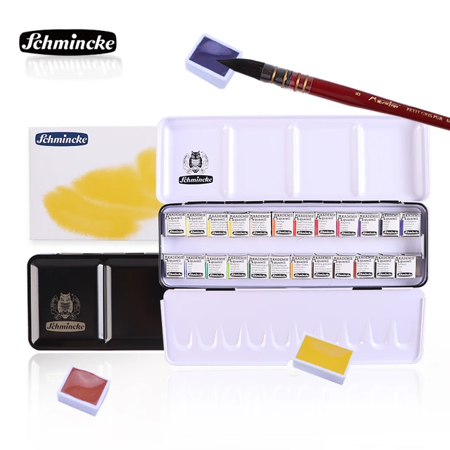 Akademie Watercolors, Set of 24 Full Pans | Schmincke