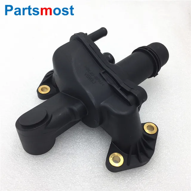 Thermostat Housing Kit for Land Range Rover Sport Discovery LR3 4 2.7 3.0 Diesel Jaguar XF Water Outlet Pipe 4H2Q8592BF LR073372 2