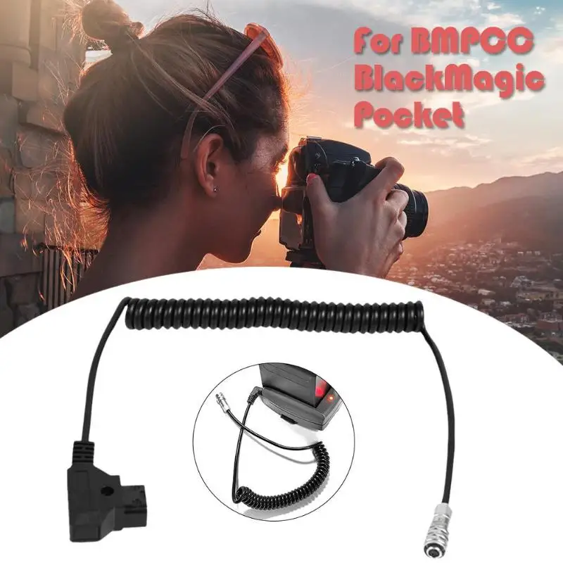 Кабель питания разъем D-Tap для BMPCC4K Blackmagic Pocket cinema camera с 5,5x2,5 мм Dc портом