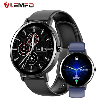 

LEMFO Smart Watch Men R18 Full Touch Colorful Display Multi-Language Heart Rate Blood Oxygen Detect For Smartwatch Android IOS