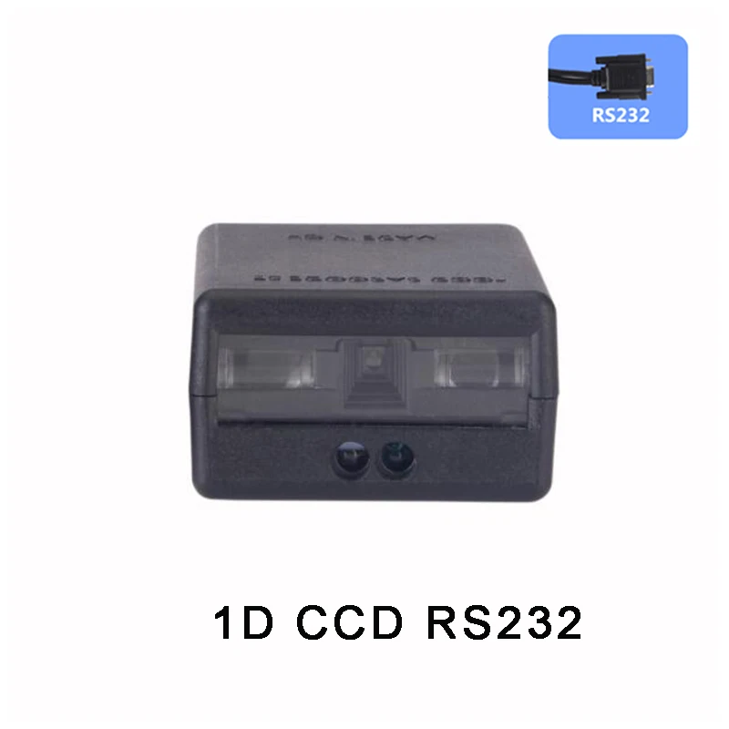 Сканер штрих-кода RS232 USB экран считыватель кодов 1D CCD 2D CMOS QR автоматический красный светильник сканеры штрих-кодов для POS системы Прямая поставка - Цвет: M3001DCCDRS232