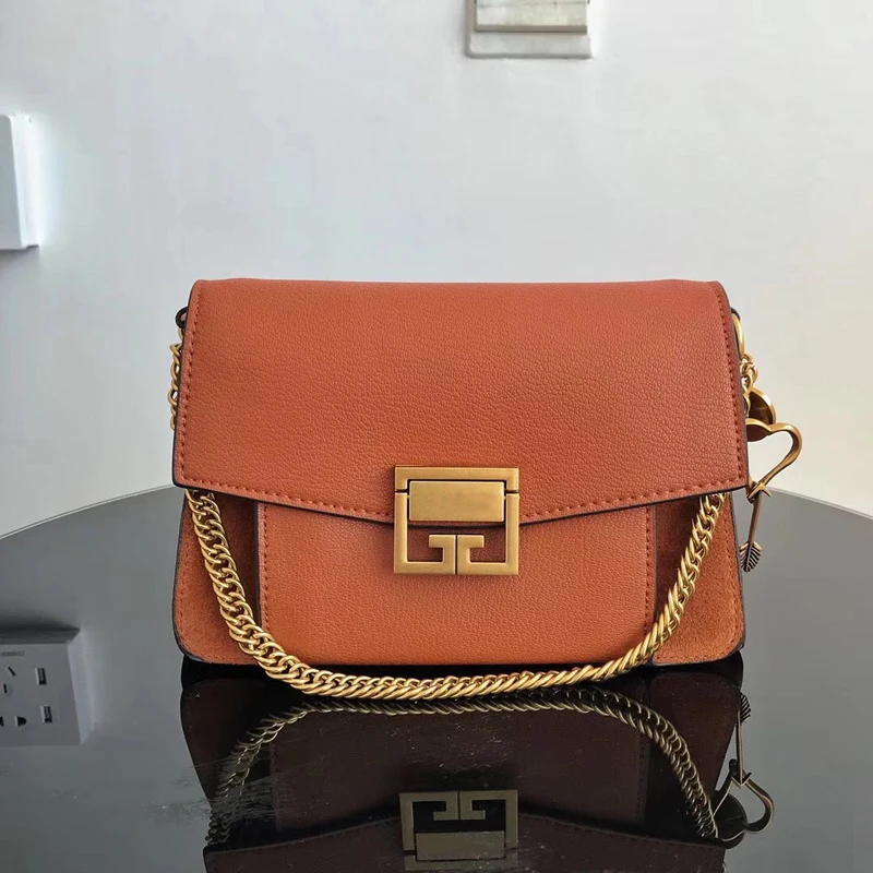 

Women bag crossbody Shoulder 110cm chain Bag Luxury Handbags real genuine leather designer messenger high quality flap Bag 22cm