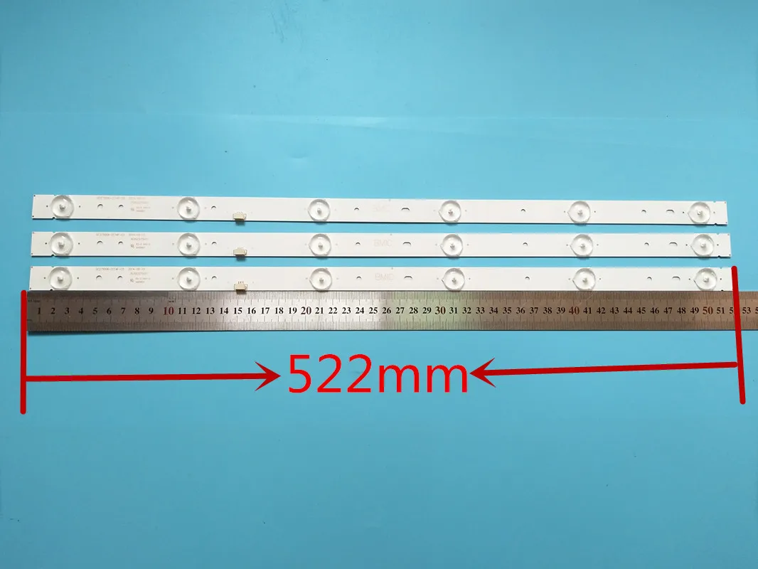Полоса светодиодной подсветки GC275D06-ZC14F-03 303GC275031 GC275D06-ZC21F-03 для 28PHF2056/T3 1 шт. = 6