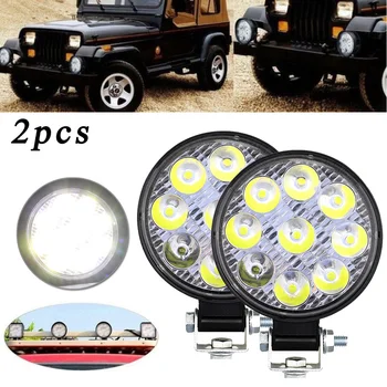 

Auto LED Work Light IP67 Waterproof Point Beam 27W Bar Spotlight Fog Lamp