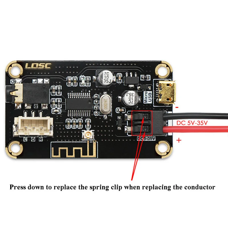 Mp3 беспроводной Bluetooth 4,2 аудио приемник декодирования доска для Diy динамик беспроводной автомобиль