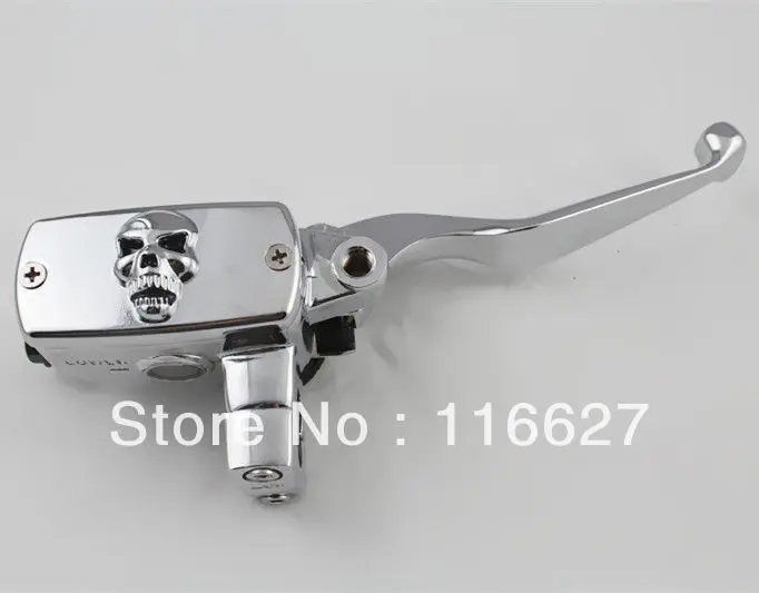 Рукоятка для руля Harley Honda VTX Kawasaki Suzuki Yamaha 1 &quot рычаг ручного управления черепом