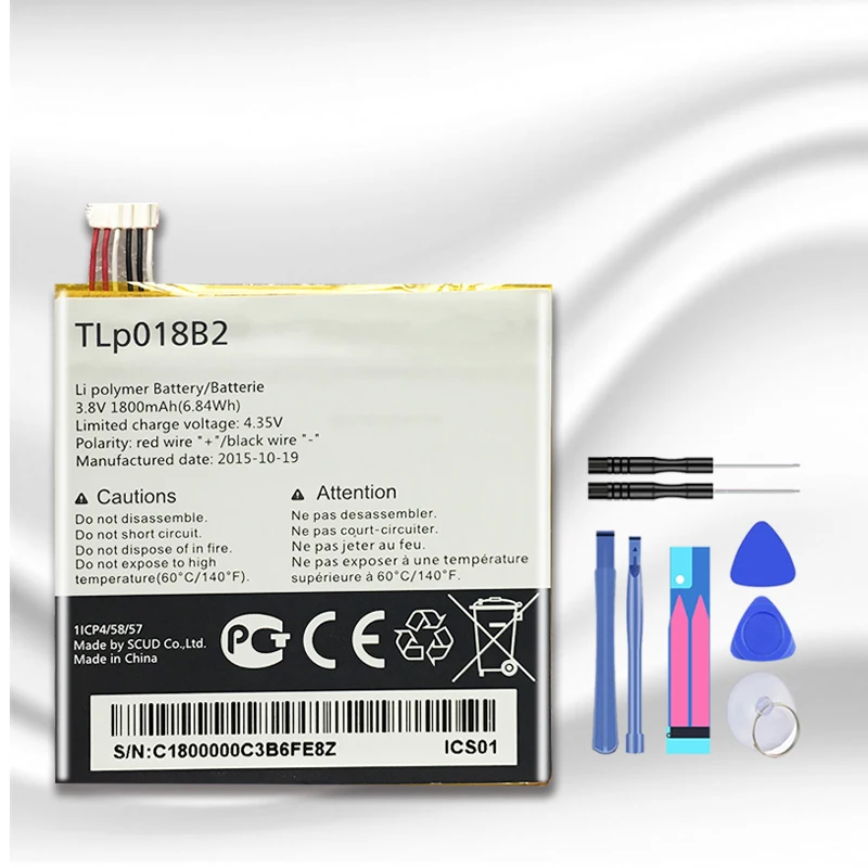Аккумулятор для телефона TLp018B2 2600 мАч Alcatel One Touch Idol OT 6030 6030d 6030X 6030A Snap 7025 7025D TCL S820