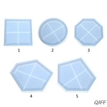 

DIY Crystal Epoxy Resin Irregular Geometry Coaster Mold