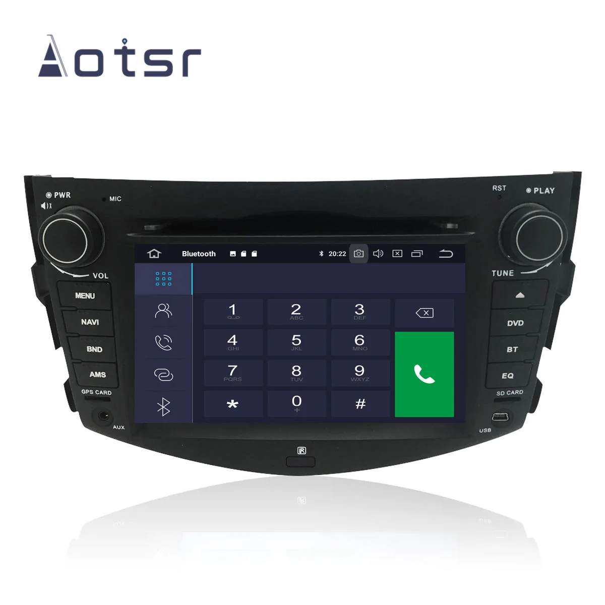 " Android 9,0 дюйм/сек, gps навигации автомобильное радио DVD проигрыватель для Toyota RAV4 2006-2012 головное устройство мультимедиа кассетный плеер Регистраторы