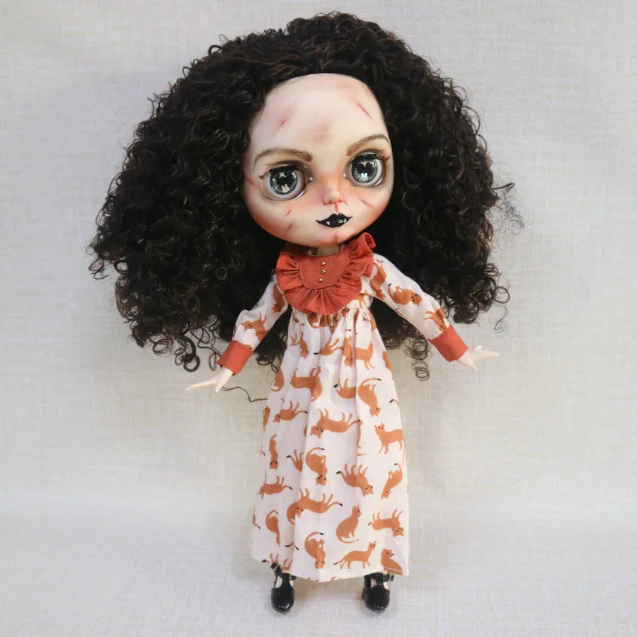 Индивидуальные куклы, BLYTH куклы продажи(NO.20191107-1 - Цвет: Doll with dress