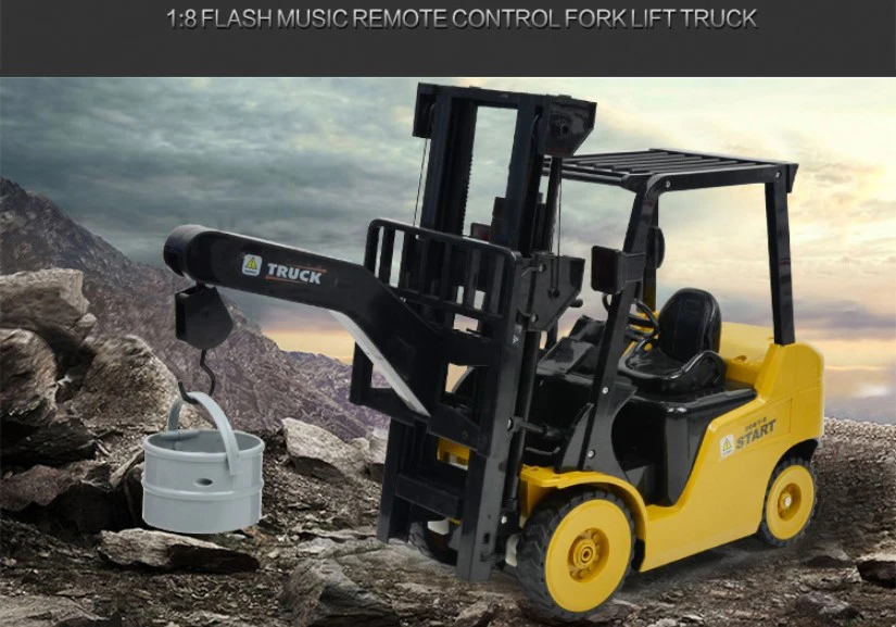 Большой размер 1:8 11CH RC Автопогрузчик кран RTR Инженер Автомобиль игрушки Дети дистанционного управления автомобиль игрушка