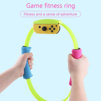 

For Switch Kids Practical Multi-functional Durable Ring Controller + Portable Leg Strap for Ring Fit Adventure Game