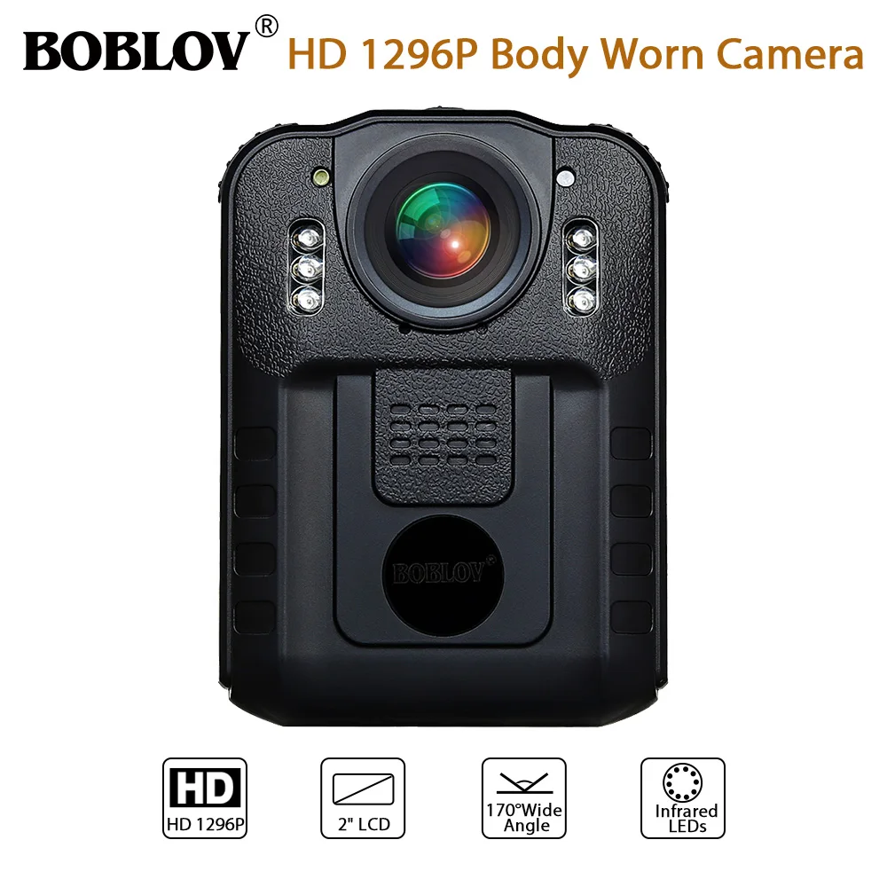 

Wearable Body Worn Camera HD 1296P Police Cam Mini camcorder Charging base Cam Security Real time Police Camera