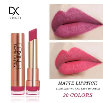 

20 Color Matte Lipstick Long Lasting Nude Lipstick Popular Colors Waterproof Lip Stick Matte Lipstick Lip Makeup Beauty Cosmetic