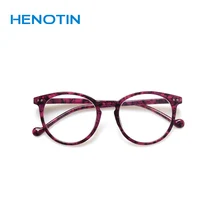 Henotin модные круглые очки для чтения весенние петли мужские и женские очки для чтения диоптрий 0,5 1,75 2,0 3,0 4,0