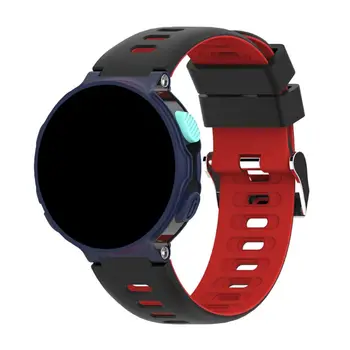 

Silicone Wrist Strap Two-color Watchband for Garmin Forerunner 235/220/230 Watch