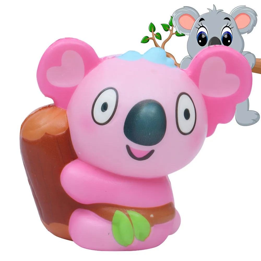Мягкие и милые Gigantes Koala Squeeze игрушки мягкие Изысканные милые коала ароматизированный медленно поднимающийся декомпрессионный ToysW725