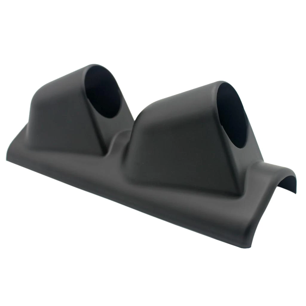 Replacement Car 2 Inch 52mm Dual Holes Dash Gauge Pod Mounting Holder Black