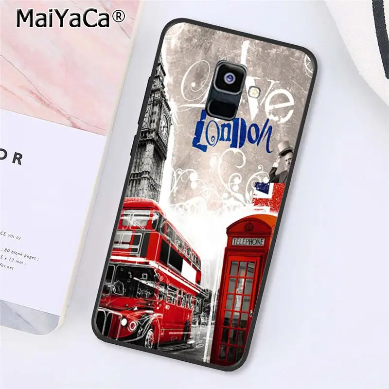 MaiYaCa Лондонский автобус Англия телефон Биг Бен чехол для телефона для samsung Galaxy A7 A8 A6 плюс A750 A9 A50 A70 A20 A30 A40 - Цвет: A11