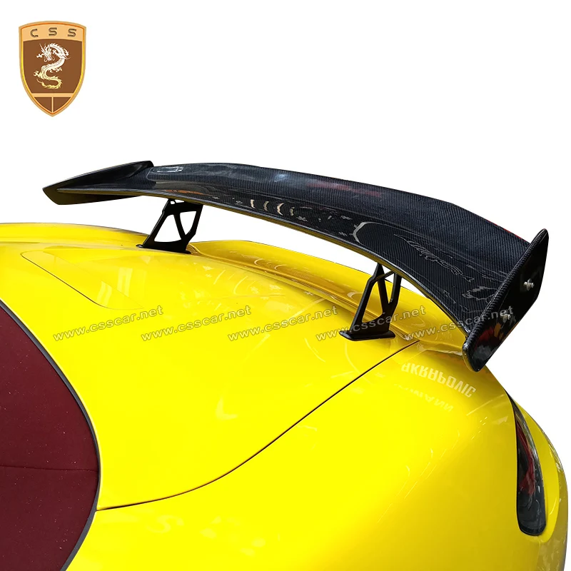 Спойлер задний из углеродного волокна для 2016-up Porscher 718 986 987 981 Cayman &amp Boxster GT4 |