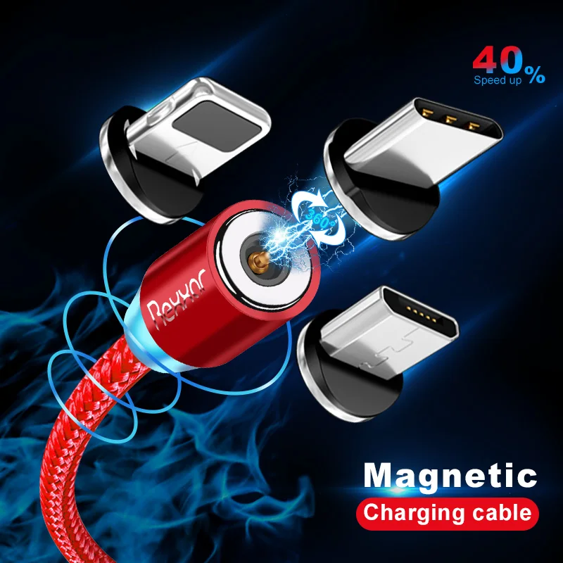 

Rexxar Magnetic USB Cable Fast Charging USB Type C Cable Magnet Charger Data Charge Micro USB Cable Mobile Phone Cables USB Cord