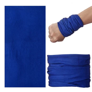

Cycling Mask Scarf New Multifunctional DIY Breathable Polyestor Variety magic headscarf Face Mask Solid Color Wristband Hairband