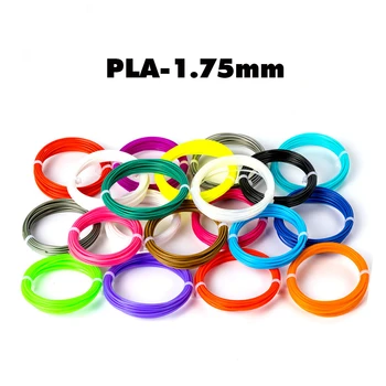 

20 Packs PLA Filament 5m Colorful Luminous 3D Pen Refilled Filaments Set 1.75mm +/-0.02 Scribble Pen Printing Material 5 meters