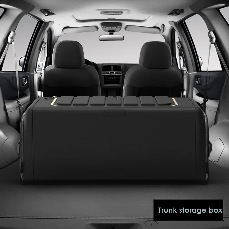 Auto Accessories Folding Storage Box Tail Box Items Organizer Car Trunk Storage Box Car Storage Box Large Capacity