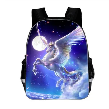 

Boy Girl Kids Satchel Schoolbag Backpack Waterproof Children School Bags Rainbow Unicorn Mermaid Flower Primary Backpacks