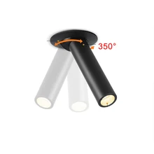 Современный светодиодный прожектор для дома, спальни, гостиной, лофт, Декор, светодиодное освещение 3 Вт, 7 Вт, 12 Вт, 100-240 В, cob чип, вращающаяся точечная лампа