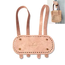 Diy Handmade Backpack Bag Accessories With Bags Strap Bottom Drawstring Bunches Leather Handles For Women Handbag