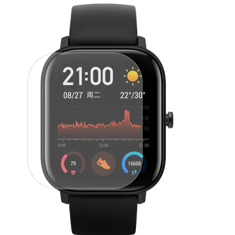 10 шт. для xiaomi Huami Amazfit GTS Защитная пленка для экрана Смарт-часы из мягкого ТПУ ультра тонкая пленка для экрана HD