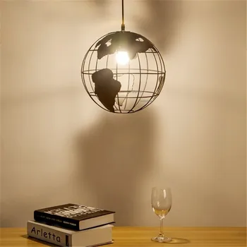 

Nordic Iron Lighting Light Fixture Restaurant hanglamp Globe Decor Pendant Lamp Living Room Bedroom Novelty Pendant Light lustre