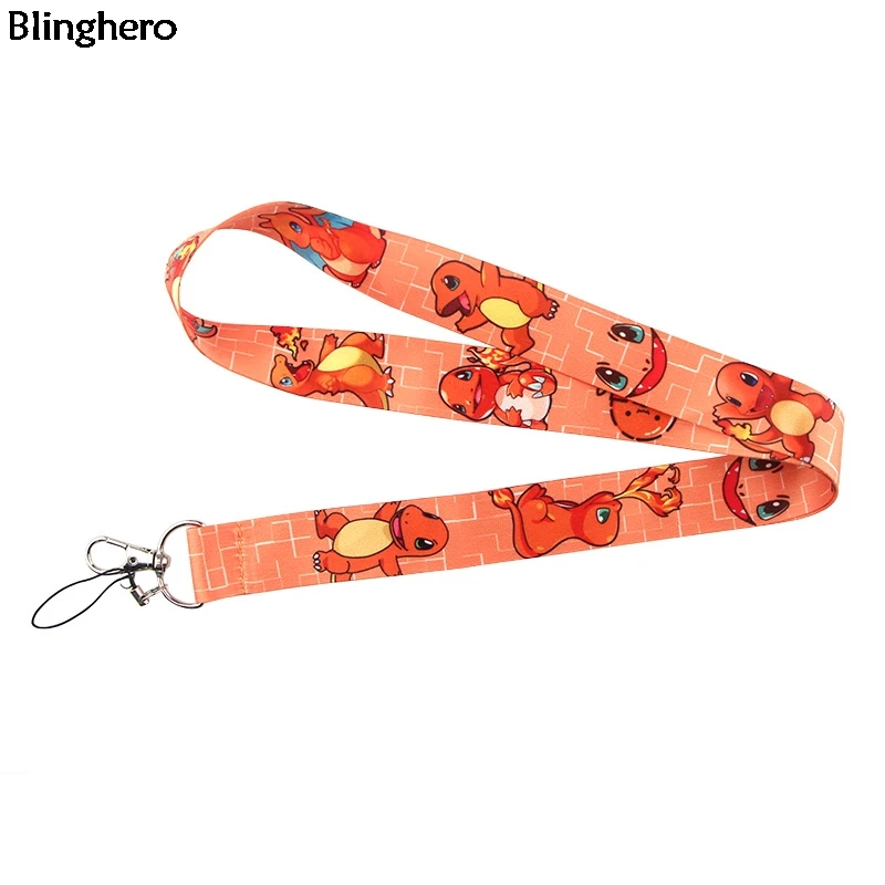 Blinghero Mix Cartoon Pikachu Crayou Shin-chan ремешок для ключей телефона шейный ремешок для USB свисток крутой держатель ID BH0433 - Цвет: 1