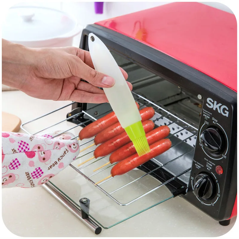 Безопасная кисточка для смазывания 1 шт. силиконовая масляная щетка кисти